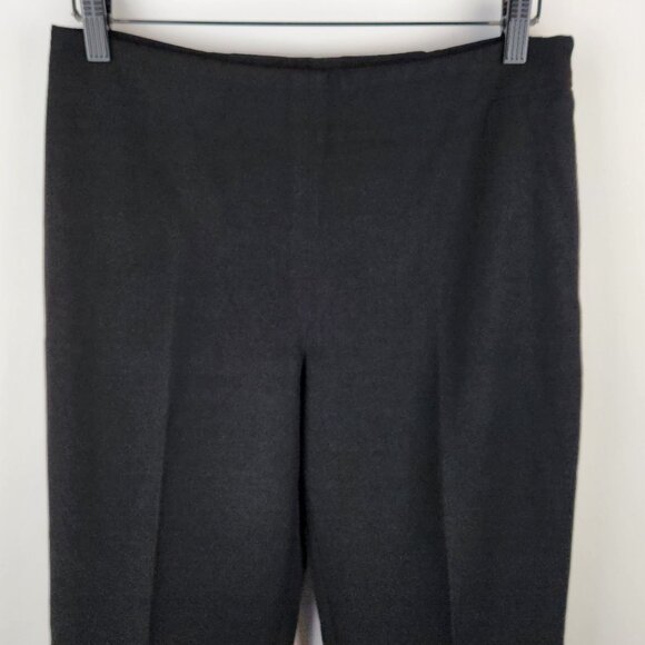 Talbots Black Classic Slim Trouser Pants Side Zip sz 8 Career Office - Picture 3 of 9